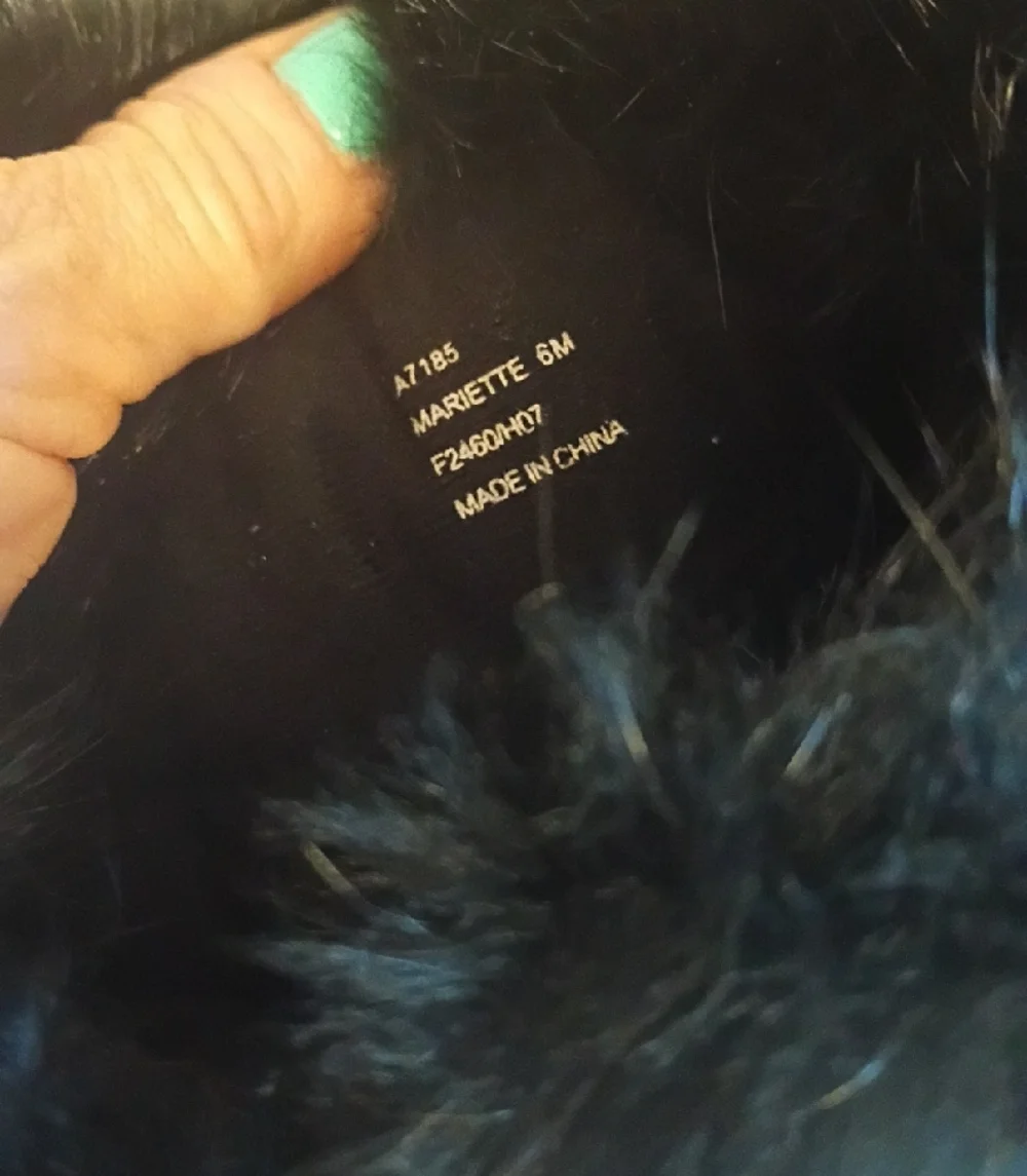 Coach Women’s Black Faux-Fur Winter Boots Size 6